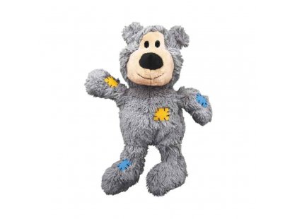 Фото 4 -  игрушки Kong Wild Knots Bear игрушка с пищалкой для собак МЕДВЕЖОНОК С УЗЛАМИ