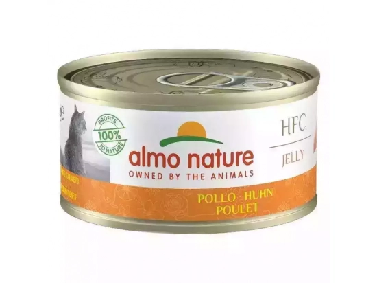 Фото - влажный корм (консервы) Almo Nature HFC JELLY CHICKEN консервы для кошек КУРИЦА, желе