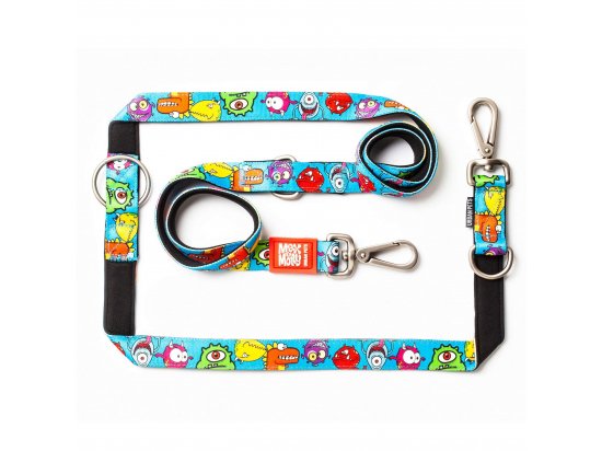 Фото - амуніція Max & Molly Urban Pets Multi-Function Leash багатофункціональний повідець для собак Little Monsters