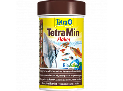 Фото - корм для рыб Tetra TetraMin Flakes корм для аквариумных рыбок, хлопья