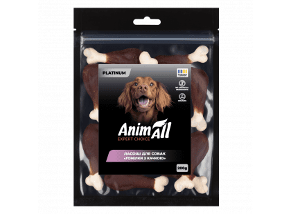 Фото 2 -  лакомства AnimAll Platinum лакомство для собак ГОЛЕНИ С УТКОЙ