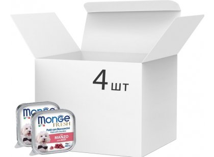 Фото 2 -  вологий корм (консерви) Monge Dog Fresh Adult Beef вологий корм для собак ЯЛОВИЧИНА, паштет