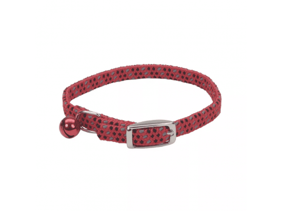 Фото - шлейки, нашийники Coastal (Костал) Li`l Pals Reflective Kitten Collar світловідбиваючий нашийник для кошенят, ЧЕРВОНИЙ,