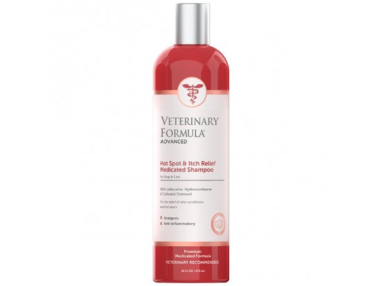 Фото - Veterinary Formula HOT SPOT & ITCH RELIEF - АНТИАЛЕРГЕННИЙ шампунь для собак та котів лікувальна косметика Veterinary Formula HOT SPOT & ITCH RELIEF - АНТИАЛЕРГЕННИЙ шампунь для собак та котів