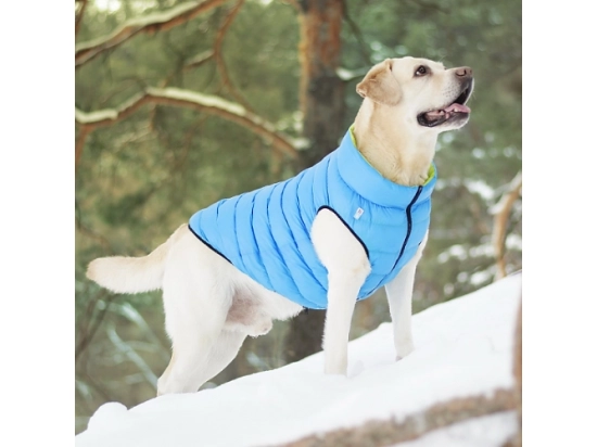 Фото 4 -  одяг Collar (Колар) AIRY VEST (ЕЙРІ ВЕСТ ДВУСТОРОННЯ) куртка для собак, салатово-блакитний