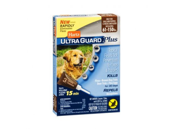 Фото 7 -  от блох и клещей Hartz Ultra Guard PLUS (4 в 1) капли от блох, яиц блох, клещей и комаров для собак