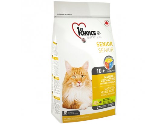 Фото - сухий корм 1st CHOICE (Фест Чойс) SENIOR MATURE ACTIVE (МАТЮРІ 10+ СЕНЬОР) корм для котів від 10 років