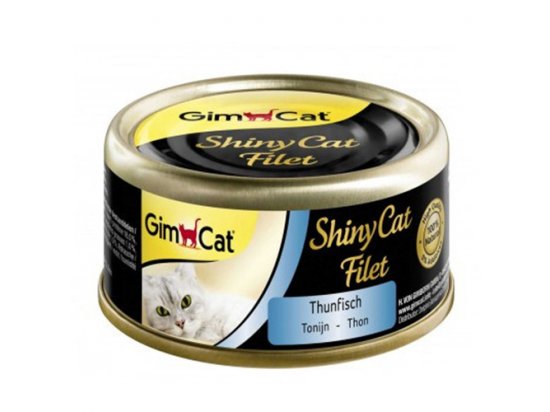 Фото - Gimcat (Джимкет) SHINY CAT FILET (ТУНЕЦ ФИЛЕ) консервы для кошек влажный корм (консервы) Gimcat (Джимкет) SHINY CAT FILET (ТУНЕЦ ФИЛЕ) консервы для кошек
