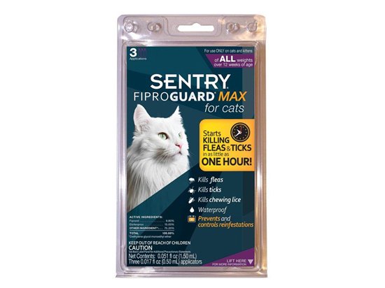 Фото 2 -  от блох и клещей ФИПРОГАРД МАКС (FiproGuard MAX) капли от блох, клещей и вшей для кошек c 12 недель