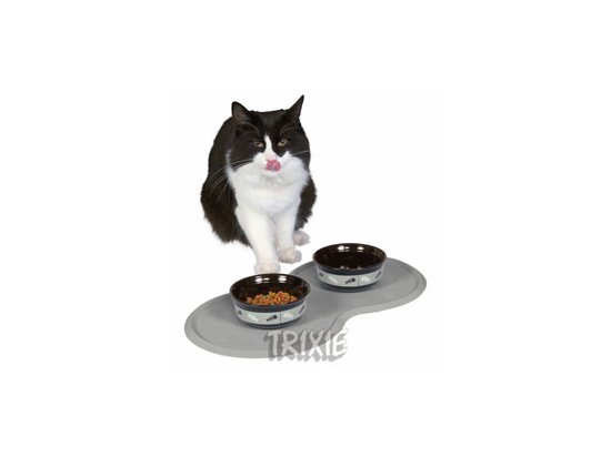 Фото 3 -  миски, поилки, фонтаны Trixie Place Mat Резиновый коврик под миску для собак и кошек (24561)