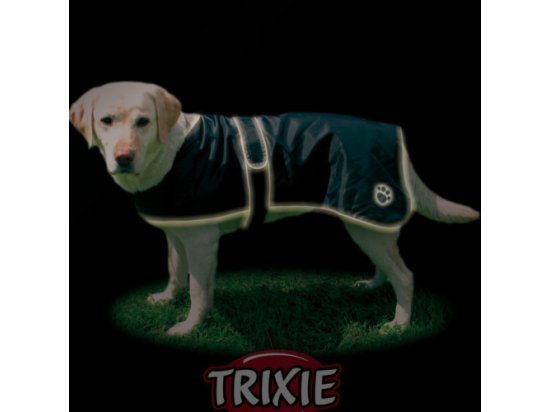 Фото 3 -  одяг Trixie Orleans - Накидка для собак утеплена зі світловідбивачем ЧОРНА