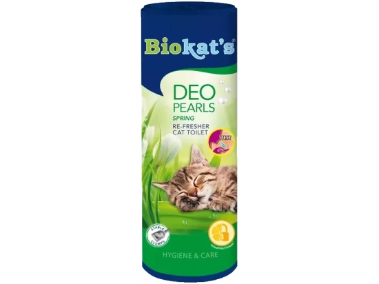 Фото 3 -  удаление запахов, пятен и шерсти BioKats Deo Pearls Освежитель-дезодорант для кошачьего туалета