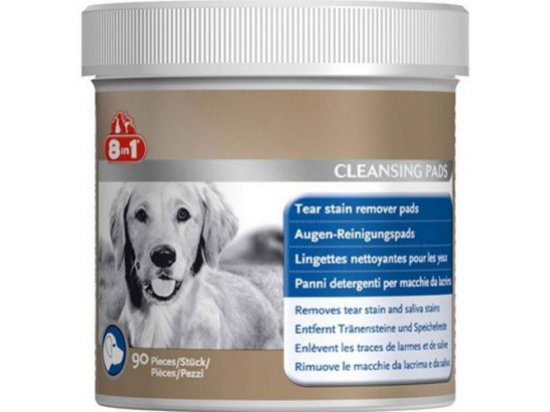 Фото - 8in1 (8в1) Tear Stain Remover Pads - очищающие салфетки от пятен под глазами, 90 шт. для глаз 8in1 (8в1) Tear Stain Remover Pads - очищающие салфетки от пятен под глазами, 90 шт.