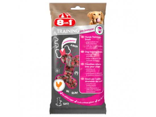 Фото - 8in1 (8в1) TRAINING PRO IMMUNE (ИММУНИТЕТ КУРИЦА) лакомство для дрессировки собак ласощі 8in1 (8в1) TRAINING PRO IMMUNE (ИММУНИТЕТ КУРИЦА) лакомство для дрессировки собак