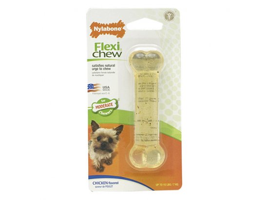 Фото 3 -  іграшки Nylabone (Нілабон) FLEXI CHEW (ФЛЕКСІ ЧИЮ ЖУВАЛЬНА КІСТЬ) іграшка для собак