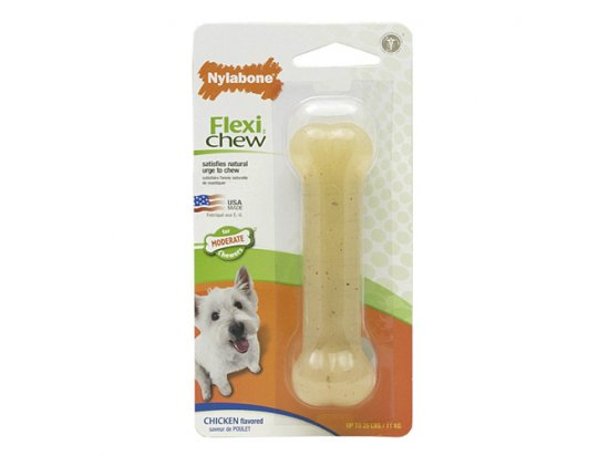 Фото 5 -  іграшки Nylabone (Нілабон) FLEXI CHEW (ФЛЕКСІ ЧИЮ ЖУВАЛЬНА КІСТЬ) іграшка для собак