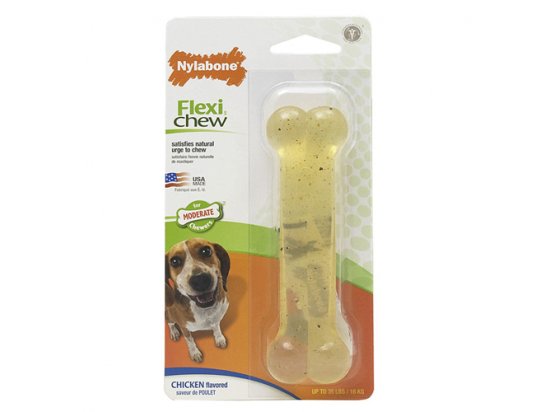 Фото 4 -  іграшки Nylabone (Нілабон) FLEXI CHEW (ФЛЕКСІ ЧИЮ ЖУВАЛЬНА КІСТЬ) іграшка для собак