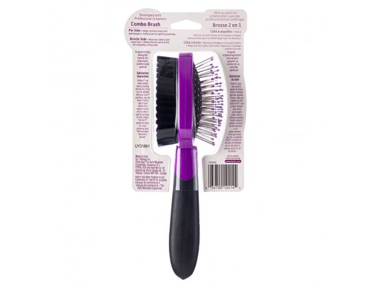 Фото 2 -  гребінці, щітки Hartz Groomer's Best Combo Brush Щітка комбінована для собак дрібних порід та кішок