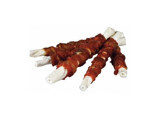 Фото - Trixie Denta Fun Chewing Rolls with Buffalo - жувальні палички з буйволом - ласощі для собак ласощі Trixie Denta Fun Chewing Rolls with Buffalo - жувальні палички з буйволом - ласощі для собак