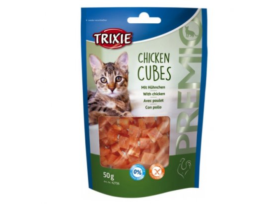 Фото - Trixie PREMIO Chicken Cubes - лакомство для кошек С КУРИЦЕЙ лакомства Trixie PREMIO Chicken Cubes - лакомство для кошек С КУРИЦЕЙ