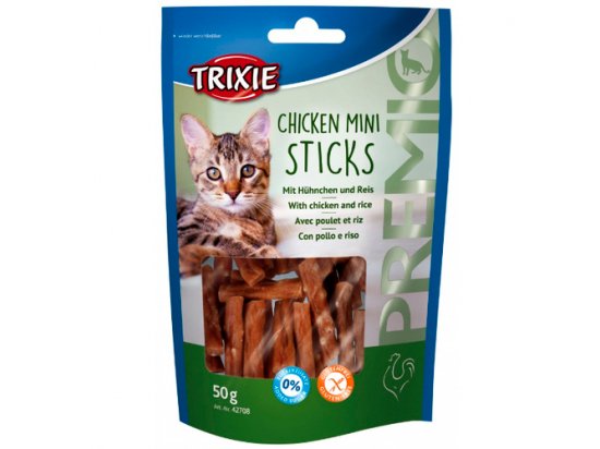 Фото - Trixie Premio палочки курица и рис лакомство для кошек лакомства Trixie Premio палочки курица и рис лакомство для кошек