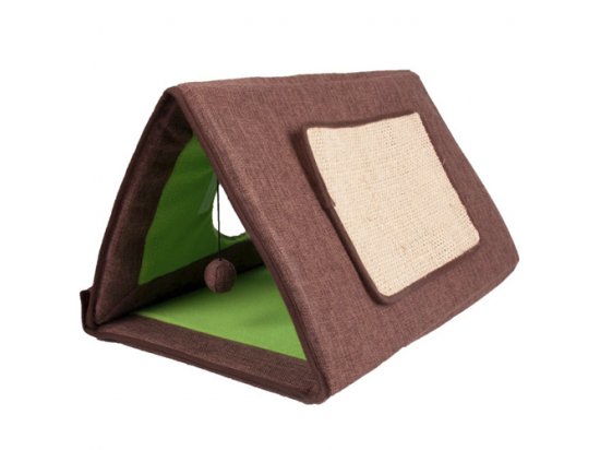Фото - Flamingo CAT TENT 3in1 Игровой комплекс для котов когтеточки, с домиками Flamingo CAT TENT 3in1 Игровой комплекс для котов
