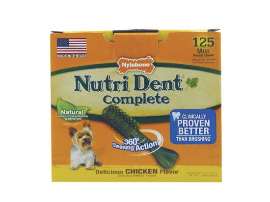 Фото - Nylabone (Нілабон) NUTRI DENT CHICKEN (НУТРІ ДЕНТ ЧИЩЕННЯ ЗУБІВ СМАК КУРИЦІ) ласощі для собак ласощі Nylabone (Нілабон) NUTRI DENT CHICKEN (НУТРІ ДЕНТ ЧИЩЕННЯ ЗУБІВ СМАК КУРИЦІ) ласощі для собак