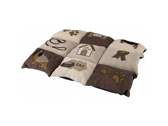 Фото - Trixie (Трикси) Patchwork Blanket Лоскутное одеяло для собак  коричневый/бежевый лежаки, матрасы, коврики и домики Trixie (Трикси) Patchwork Blanket Лоскутное одеяло для собак  коричневый/бежевый