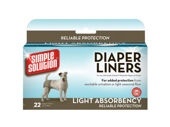 Фото - Simple Solution Disposable Diaper Liners-Light Flow - Гигиенические прокладки для собак НАДЕЖНАЯ ЗАЩИТА (22 шт.) памперсы и трусики Simple Solution Disposable Diaper Liners-Light Flow - Гигиенические прокладки для собак НАДЕЖНАЯ ЗАЩИТА (22 шт.)