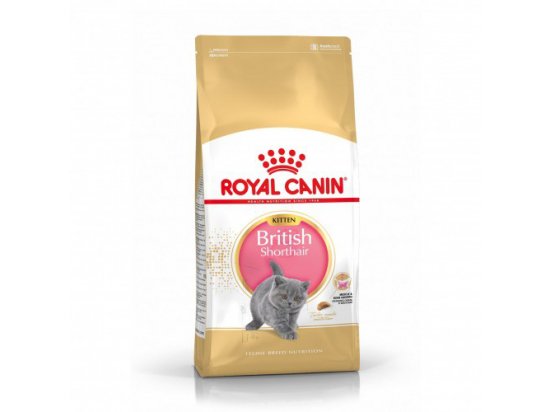 Фото - сухой корм Royal Canin Kitten BRITISH SHORTHAIR (БРИТАНСКАЯ КОРОТКОШЕРСТНАЯ КИТТЕН) корм для котят до 12 месяцев