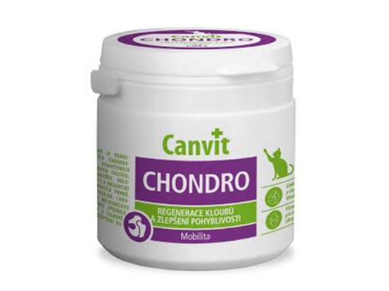 Фото - Canvit Chondro (Хондро) таблетки з глюкозаміном, хондроїтином для кішок хондропротектори Canvit Chondro (Хондро) таблетки з глюкозаміном, хондроїтином для кішок