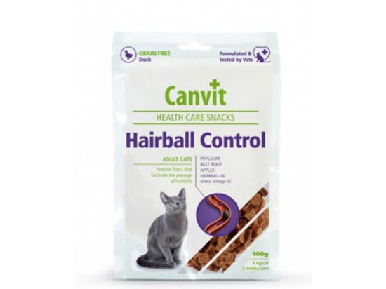 Фото - Canvit Hairball Control (Хейрболл Контрол) полувлажное функциональное лакомство для выведения шерсти из желудка кошек лакомства Canvit Hairball Control (Хейрболл Контрол) полувлажное функциональное лакомство для выведения шерсти из желудка кошек