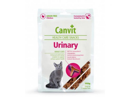 Фото - Canvit Urinary (Уринари) полувлажное функциональное лакомство для здоровья мочевой системы кошек лакомства Canvit Urinary (Уринари) полувлажное функциональное лакомство для здоровья мочевой системы кошек