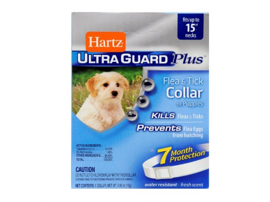 Фото - Hartz Ultra Guard Plus ошейник для щенков от блох, яиц блох и клещей от блох и клещей Hartz Ultra Guard Plus ошейник для щенков от блох, яиц блох и клещей