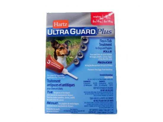 Фото 4 -  от блох и клещей Hartz Ultra Guard PLUS (4 в 1) капли от блох, яиц блох, клещей и комаров для собак