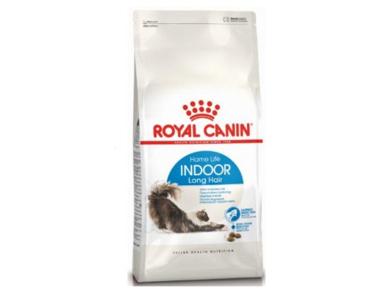 Фото - сухий корм Royal Canin INDOOR LONG HAIR 35 (ІНДУР ЛОНГ ДЛЯ ДОВГОШЕРСНИХ) сухий корм для кішок до 7 років