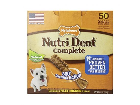 Фото - Nylabone (Нилабон) NUTRI DENT FILET MIGNON SMALL (НУТРИ ДЕНТ СМОЛ ЧИСТКА ЗУБОВ ВКУС МИНЬОН) лакомство для собак лакомства Nylabone (Нилабон) NUTRI DENT FILET MIGNON SMALL (НУТРИ ДЕНТ СМОЛ ЧИСТКА ЗУБОВ ВКУС МИНЬОН) лакомство для собак