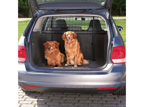 Фото - Trixie Car Dog Guard - Перегородка металлическая в багажник с сеткой (1325) аксесуари в авто Trixie Car Dog Guard - Перегородка металлическая в багажник с сеткой (1325)
