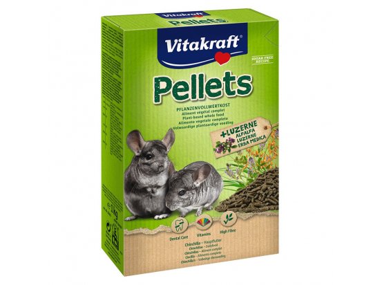 Фото - Vitakraft (Вітакрафт) Pellets корм для шиншил, 1 кг корм для гризунів Vitakraft (Вітакрафт) Pellets корм для шиншил, 1 кг