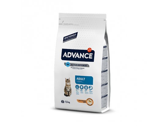 Фото - сухой корм Advance (Эдванс) Cat Chiсken & Rice - корм для кошек в возрасте от 1 года до 10 лет (с курицей и рисом)