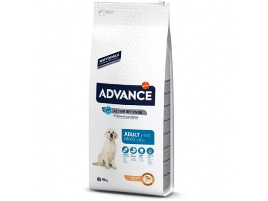 Фото - сухий корм Advance (Едванс) Dog Maxi Adult - корм для дорослих собак великих порід (з куркою та рисом)