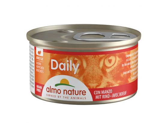 Фото - Almo Nature Daily DADINI BEEF консервы для кошек ГОВЯДИНА, кусочки в желе влажный корм (консервы) Almo Nature Daily DADINI BEEF консервы для кошек ГОВЯДИНА, кусочки в желе