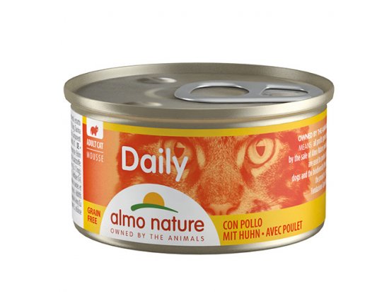 Фото - Almo Nature Daily MOUSSE CHICKEN консервы для кошек КУРИЦА, мусс влажный корм (консервы) Almo Nature Daily MOUSSE CHICKEN консервы для кошек КУРИЦА, мусс