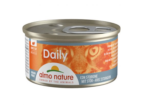 Фото - Almo Nature Daily MOUSSE OSETR консервы для кошек ОСЕТР, мусс влажный корм (консервы) Almo Nature Daily MOUSSE OSETR консервы для кошек ОСЕТР, мусс