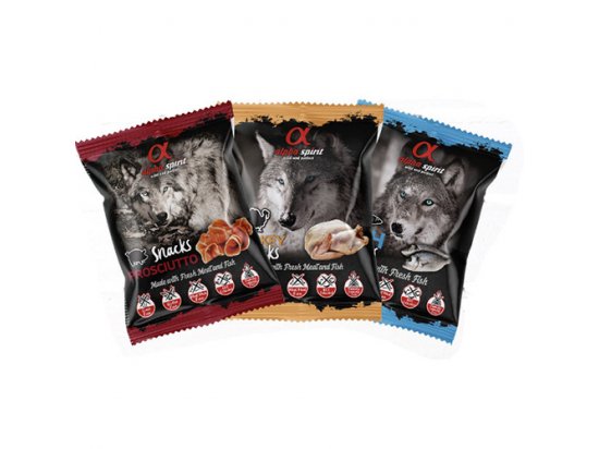 Фото - Alpha Spirit SNACKS полувлажное лакомство для собак, 50 г лакомства Alpha Spirit SNACKS полувлажное лакомство для собак, 50 г