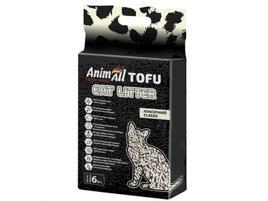 Фото - наповнювачі AnimAll TOFU (ТОФУ) СОЄВИЙ наповнювач у туалет для кішок КЛАСИК (БЕЗ АРОМАТУ)