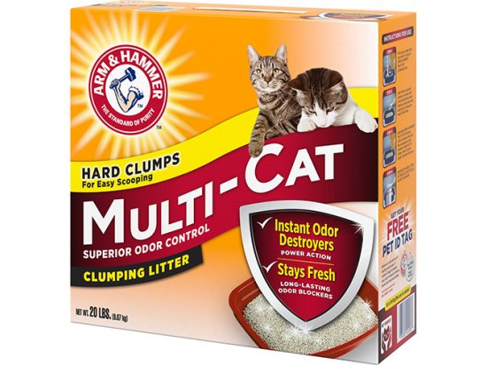 Фото - Arm&Hammer MULTI-CAT STRENGTH CLUMPING наповнювач для котячого туалету, що комкується, ароматизований наповнювачі Arm&Hammer MULTI-CAT STRENGTH CLUMPING наповнювач для котячого туалету, що комкується, ароматизований