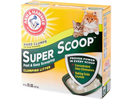 Фото - Arm&Hammer SUPER SCOOP наповнювач для котячого туалету, що грудкуэться, АРОМАТ СВІЖОСТІ наповнювачі Arm&Hammer SUPER SCOOP наповнювач для котячого туалету, що грудкуэться, АРОМАТ СВІЖОСТІ