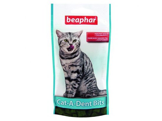 Фото - ласощі Beaphar Cat-a-Dent Bits (Дент Бітс) ласощі - догляд за зубами у кішок