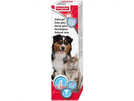 Фото 2 -  повсякденна косметика Beaphar Dog-a-Dent Gel - Гель для чищення зубів та освіження дихання у собак та котів